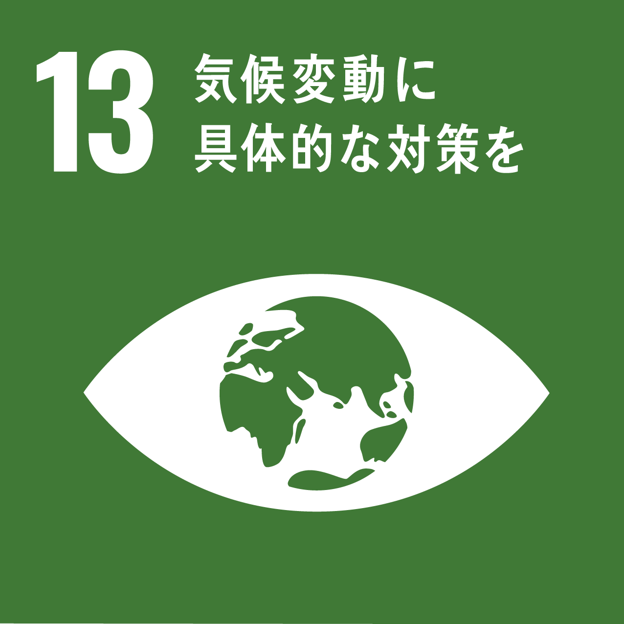SDGs　13　気候変動
